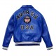 Avirex Icon Blue Bomber Leather  Jacket