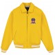 Avirex Icon Yellow Bomber Leather  Jacket