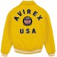 Avirex Icon Yellow Bomber Leather  Jacket