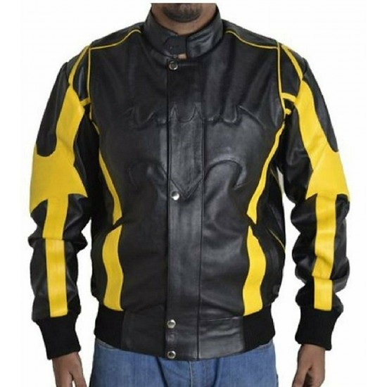 Mens Batman Arkham Knight Leather Jacket Costume