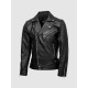 Biker Quilted Leather Jacket