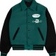 Billionaire Girls Club Dice Green Varsity Jacket