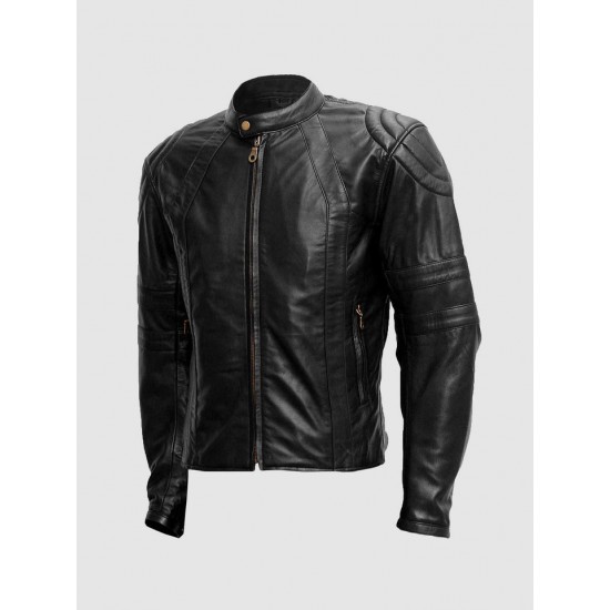 Black Soft Sheep Leather Jacket