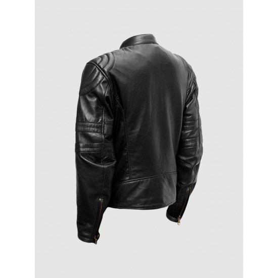 Black Soft Sheep Leather Jacket