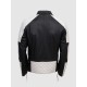 Black & White Leather Jacket for Men - Equitazione