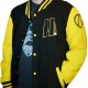 Borderlands Hyperion Black and Yellow Varsity Jacket