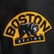 Boston Bruins Black Out Team Logo Varsity Jacket