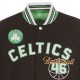 Boston Celtics Black and Green Varsity Wool Jacket