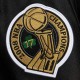 Boston Celtics Black Out Vintage Logo Varsity Jacket