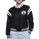 Boston Celtics Printed Logo Varsity Satin Jacket