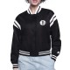 Brooklyn Nets Printed Logo Varsity Satin Jacket