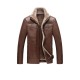 Brown Fur Real Leather Jacket