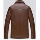 Brown Fur Real Leather Jacket