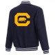 Cal Bears Navy Wool Full-Snap Varsity Jacket