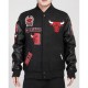 Chicago Bulls Animal Patches Varsity Jacket