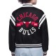 Chicago Bulls Printed Logo Varsity Satin Jacket