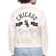 Chicago White Sox Printed Logo Varsity Satin Jacket