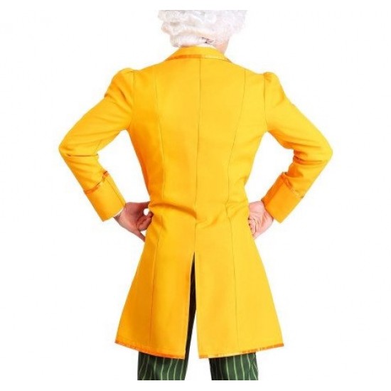 Classic Mad Hatter Costume Yellow Coat