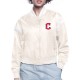 Cleveland Guardians Printed Logo Varsity Satin Jacket