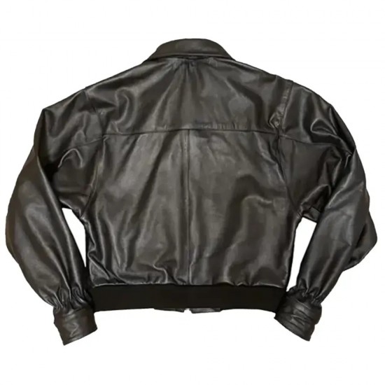 Clints Black Leather Jacket