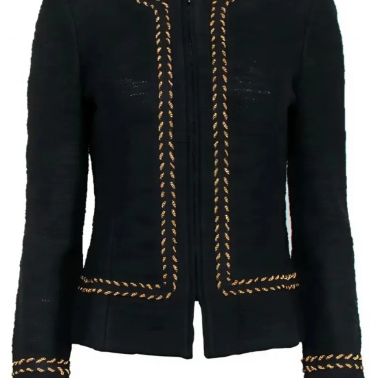 Clipped Jacki Weaver Black Jacket