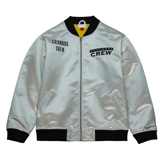 Columbus Crew Silver Satin Jacket