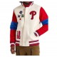 Cream Pro Standard Philadelphia Phillies Varsity Jacket