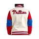 Cream Pro Standard Philadelphia Phillies Varsity Jacket