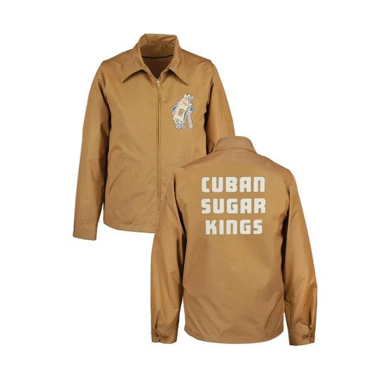 Cuban Sugar Kings Full Zip Brown Jacket