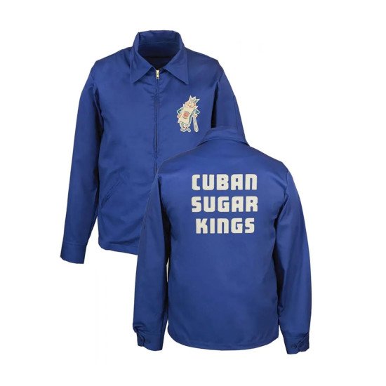 Cuban Sugar Kings Full Zip Royal Blue Jacket