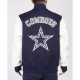 Dallas Cowboys Animal Patches Navy Varsity Jacket