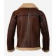 Dark Winds Zahn McClarnon Shearling Leather Jacket