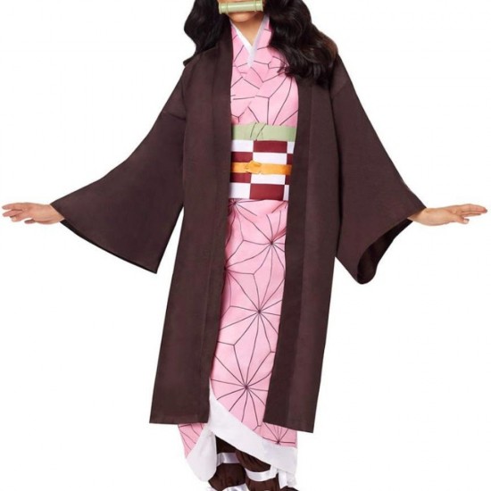 Demon Slayer Nezuko Halloween Costume Coat