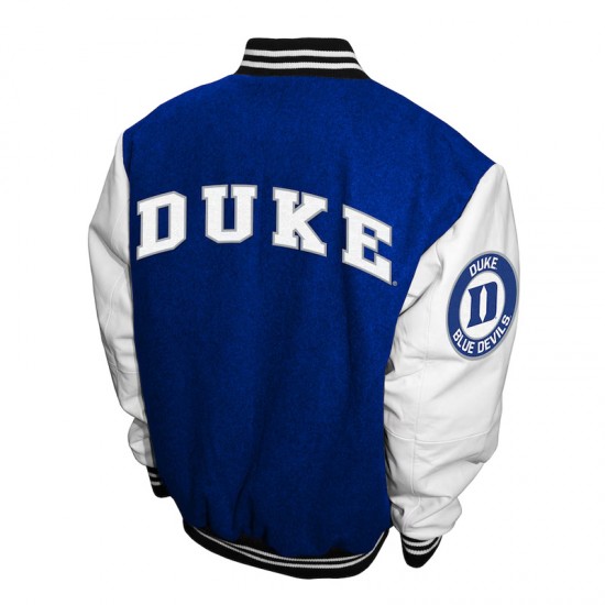 Duke Blue Devils Graduate Royal and White Varsity Jacket