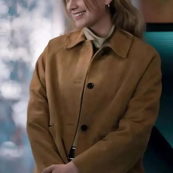 Elizabeth Lail Elsbeth 24 Brown Jacket