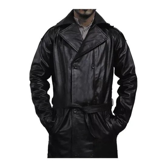 Eric Draven The Crow Real Leather Trench Coat