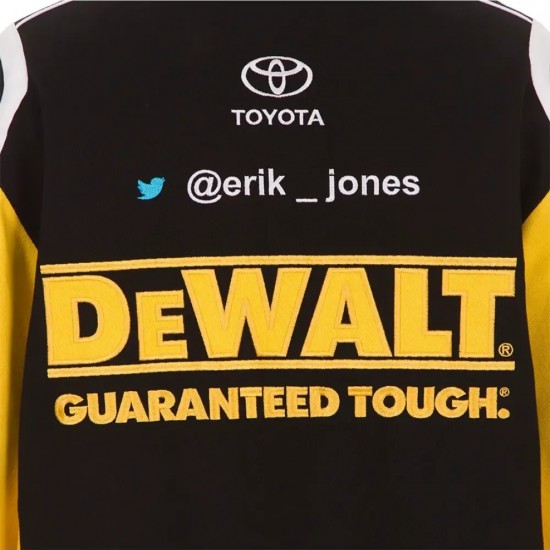 Erik Jones Dewalt Nascar Cotton Jacket