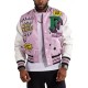 First Row Art & Design Dept Lavender Varsity Jacket