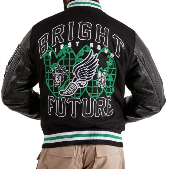 First Row Bright Future Wool Varsity Jacket