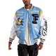 First Row Road Fortune University Blue Varsity Jacket