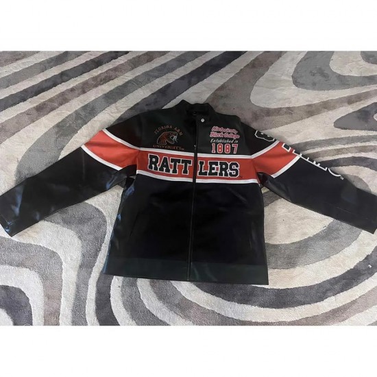 Florida A&M University Leather Racing Jacket