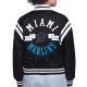 Florida Marlins Printed Logo Varsity Satin Jacket