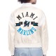 Florida Marlins Printed Logo Varsity Satin Jacket