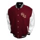 Florida State Seminoles Graduate Garnet and White Varsity Jacket