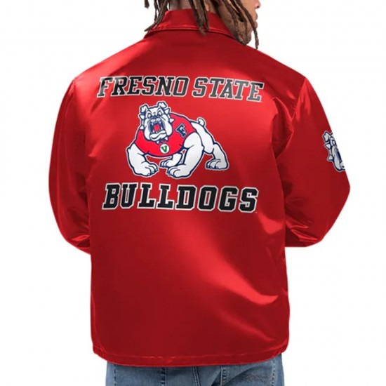 Fresno State Bulldogs Option Route Coaches Jacket