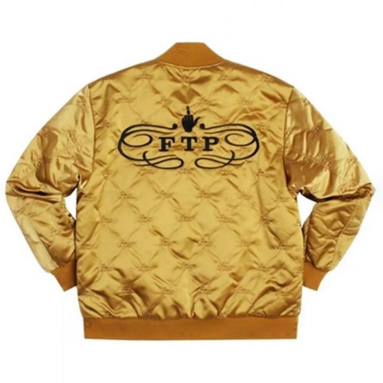 FTP Diamond Quilted Bomber Jacket