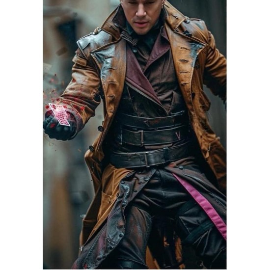 Gambit Marvel X-Men Brown Leather Coat