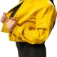 Gina Women’s Yellow Leather Varsity Jacket