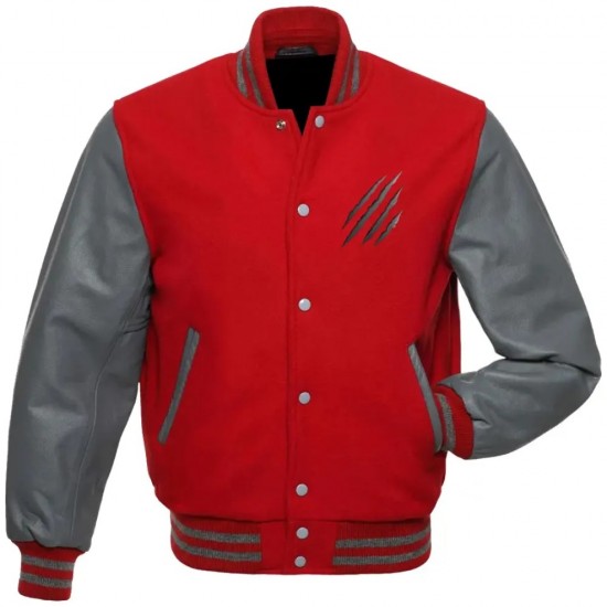 Godzilla x Kong Red Varsity Jacket