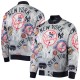 Gray New York Yankees Allover Print Satin Full-Snap Varsity Jacket – Pro Standard Edition